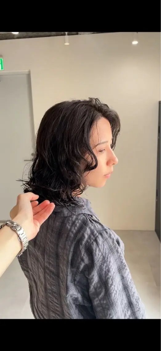 ミディアム くせ毛 縮毛矯正 SNSモニター募集！ くせ毛特化/大村のヘアスタイル