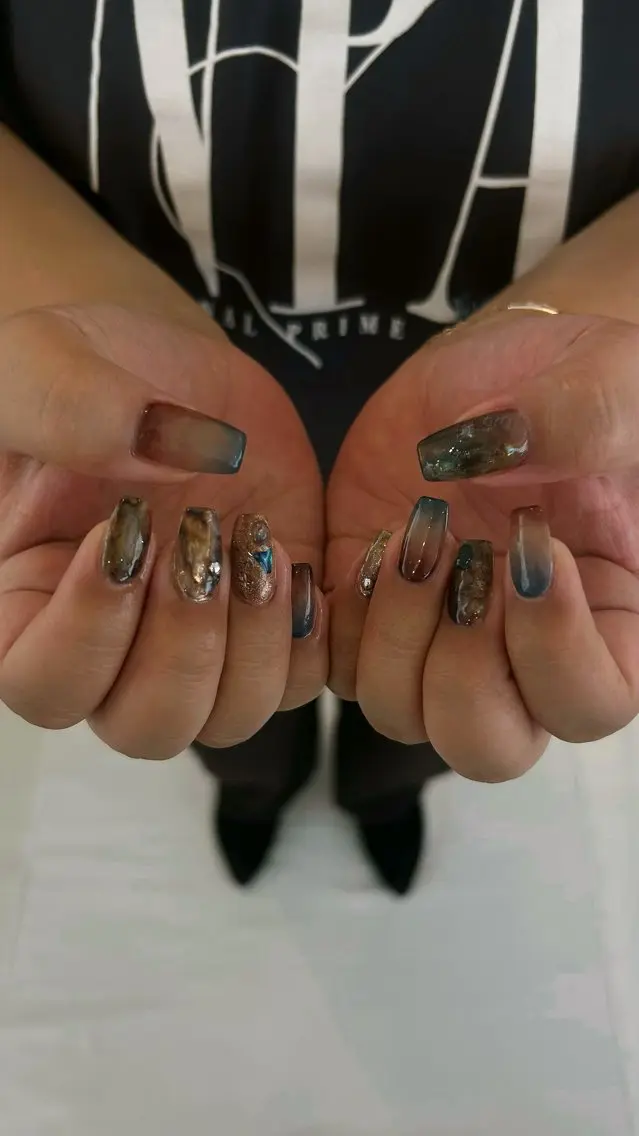 ネイル ハンドネイル mira☼ 𐦍 ☼ nailのネイルデザイン