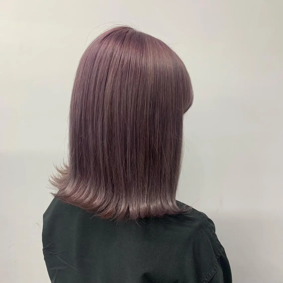 セミロング カラー パーマ ヘアアレンジ メンズ キッズ ネイル マツエク・マツパ ラベンダーカラー ピンクカラー ピンクラベンダー カラーマツエク ピンク 🦋haginoya miho🦋のマツエク・マツパデザイン