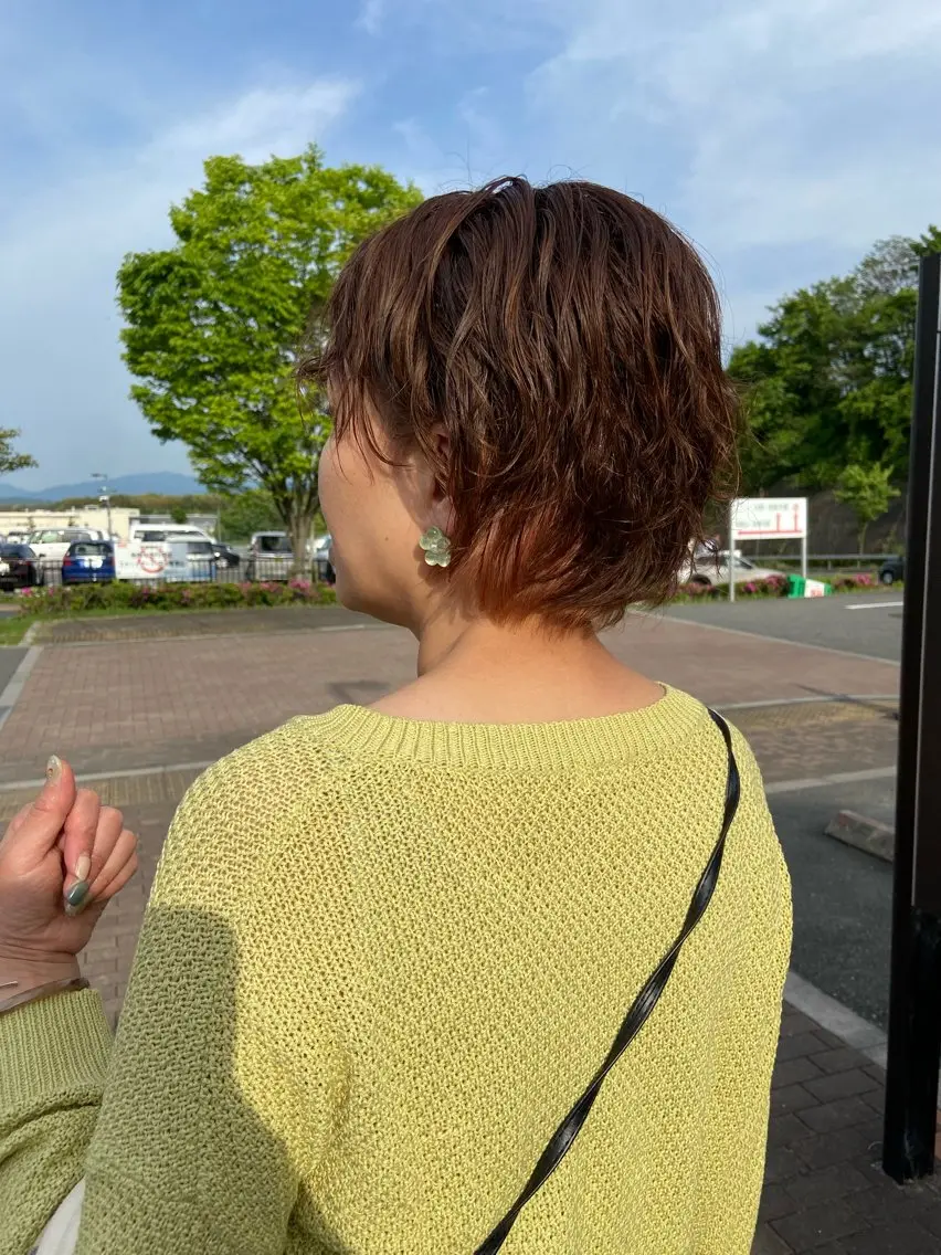 ショート カラー パーマ 🌼似合わせのプロ 心斎橋/rena🌼のマツエク・マツパデザイン
