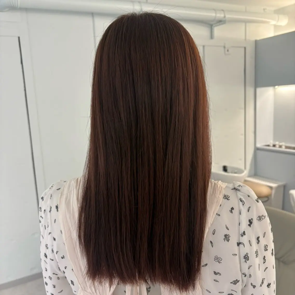 セミロング カラー ヘアカラー なりた るいのヘアスタイル
