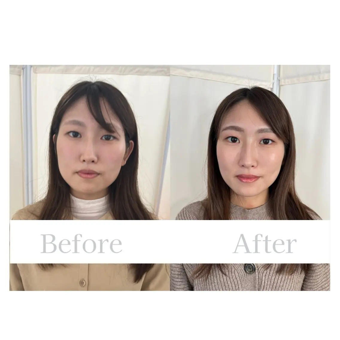 【顔タイプ診断×メイクレッスン】の写真