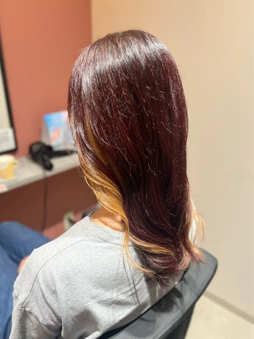 セミロング 森 いずなのヘアスタイル