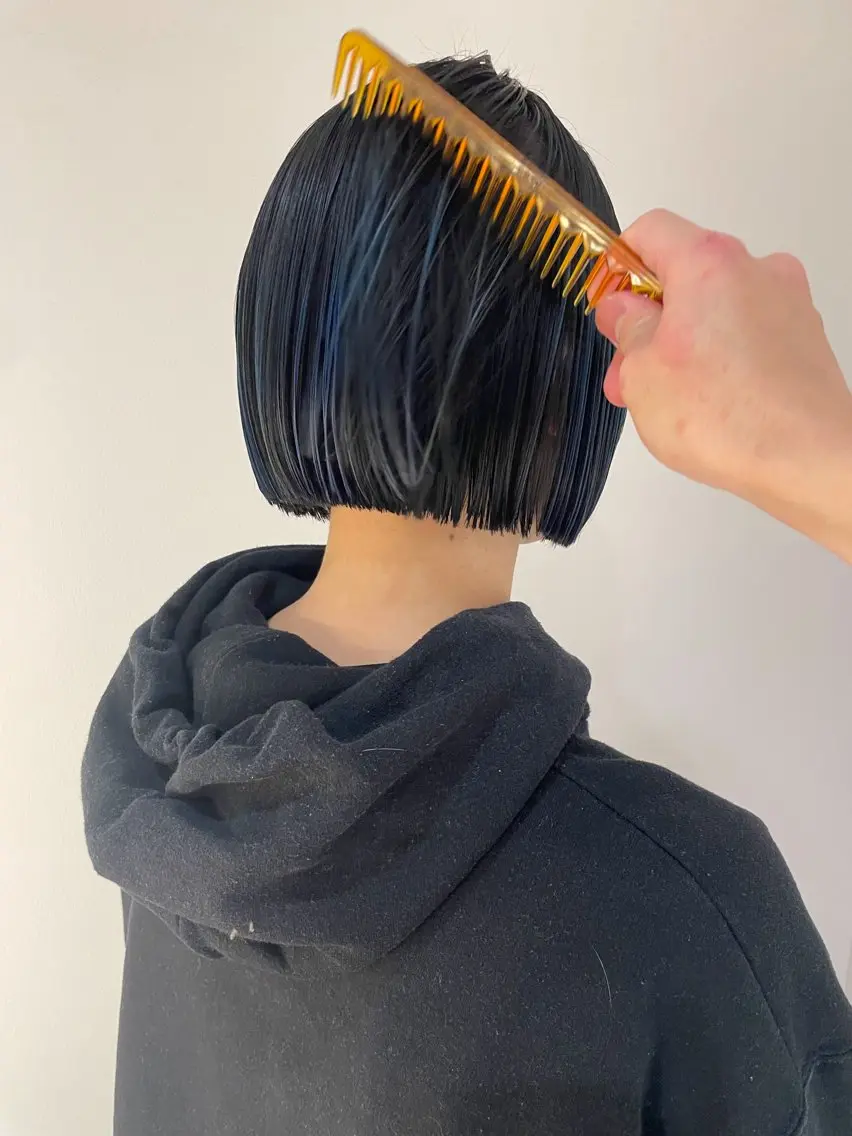 ショート カラー カット ヘアカラー トリートメント ボブ特化✨ 松本竜之介のヘアスタイル