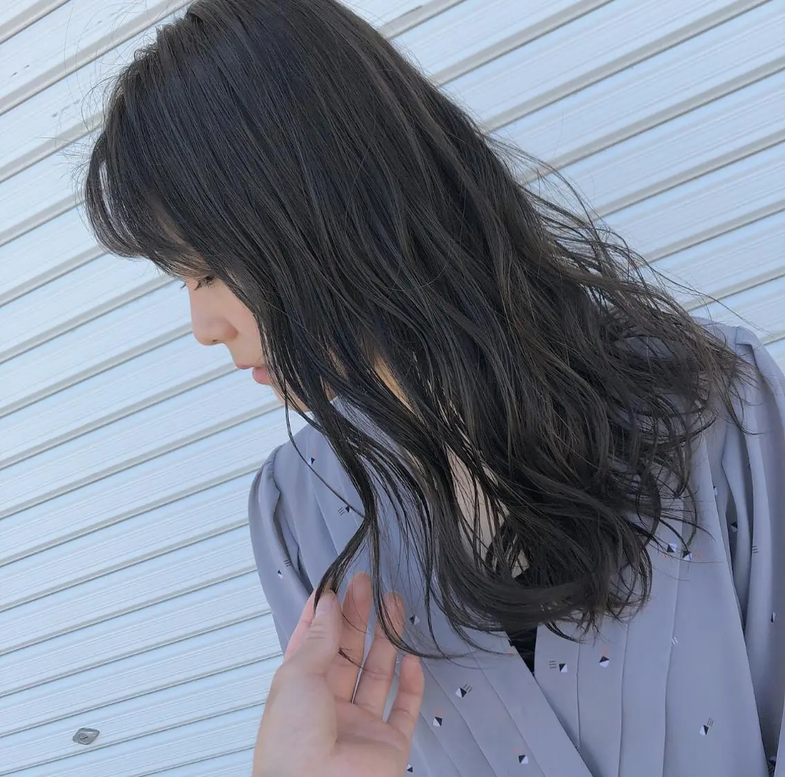 ロング パーマ ヘアアレンジ メンズ メンズパーマ ニュアンスパーマ 齋藤 佳以のヘアスタイル