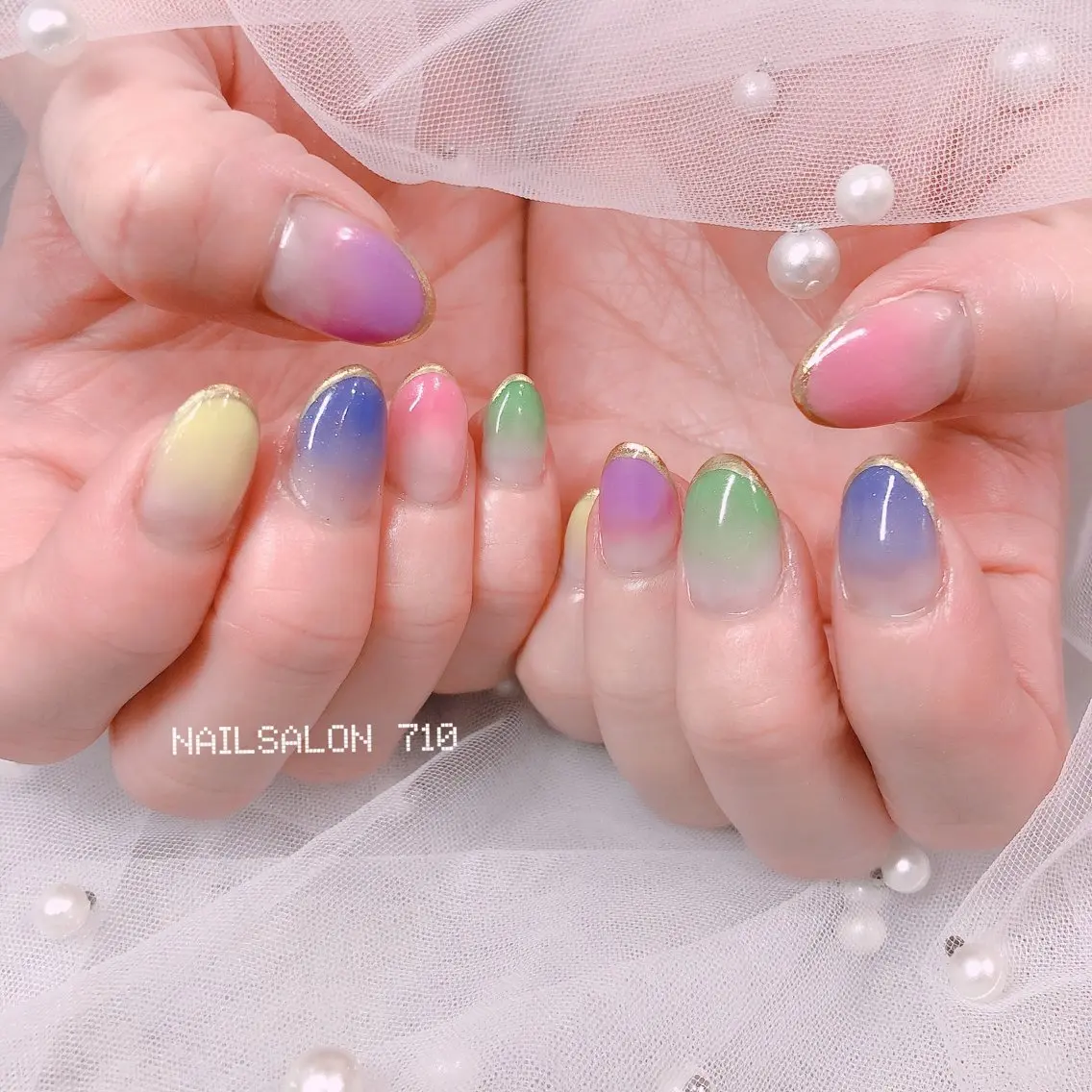 ネイル ハンドネイル フットネイル ナナイチゼロ I.Naoのネイルデザイン