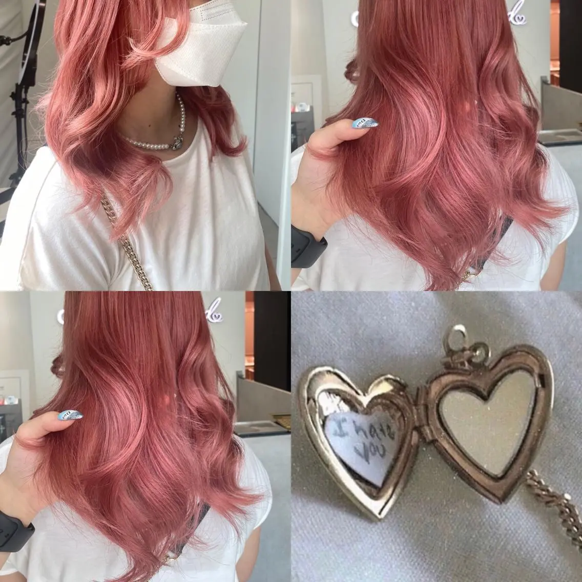 カラー ピンクカラー Su-chi-🧴 /ミルクティーカラーのヘアスタイル