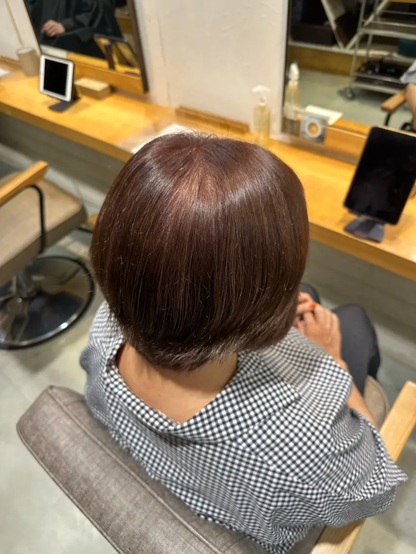 ショート ヘアカラー riko🎀 natural所沢店のヘアスタイル