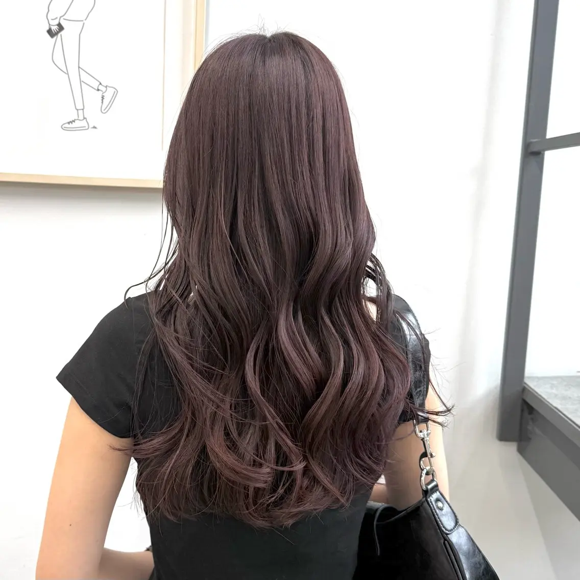ロング カット ヘアカラー トリートメント 仲村安葉/暖色 カラー/レイヤーのヘアスタイル