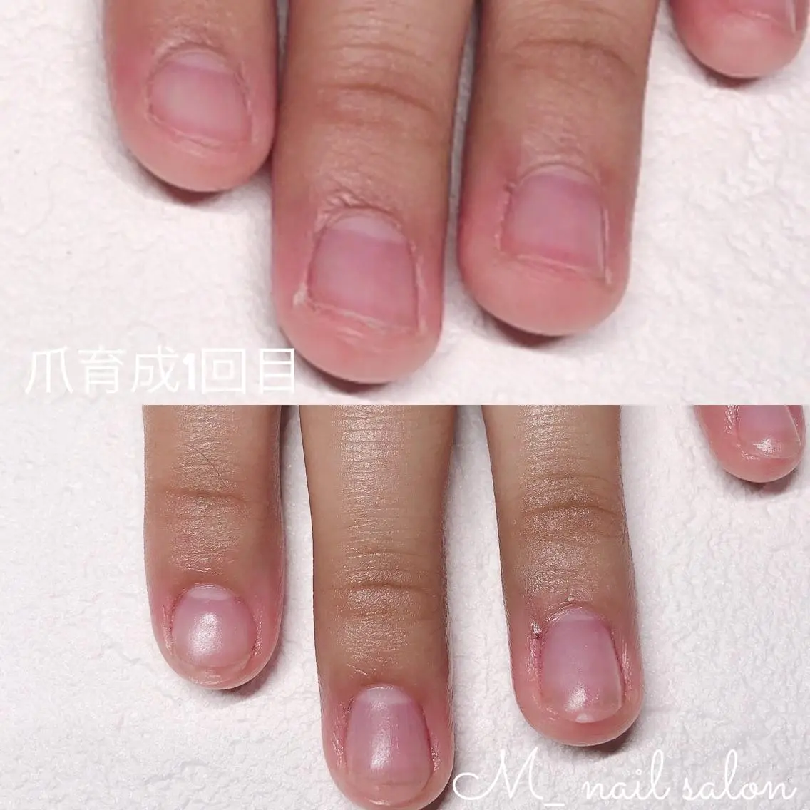 ネイル 長さ出し ジェルネイル スカルプネイル M_ nail salonのネイルデザイン