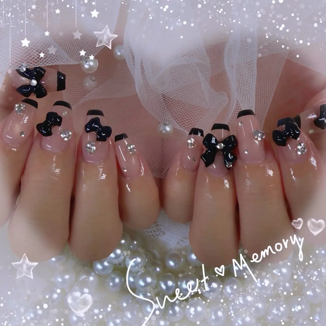 ネイル チークネイル フレンチネイル ガーリー ガラスフレンチ グラデーション ハンドネイル ハンドケア Chill Nailsalonのネイルデザイン