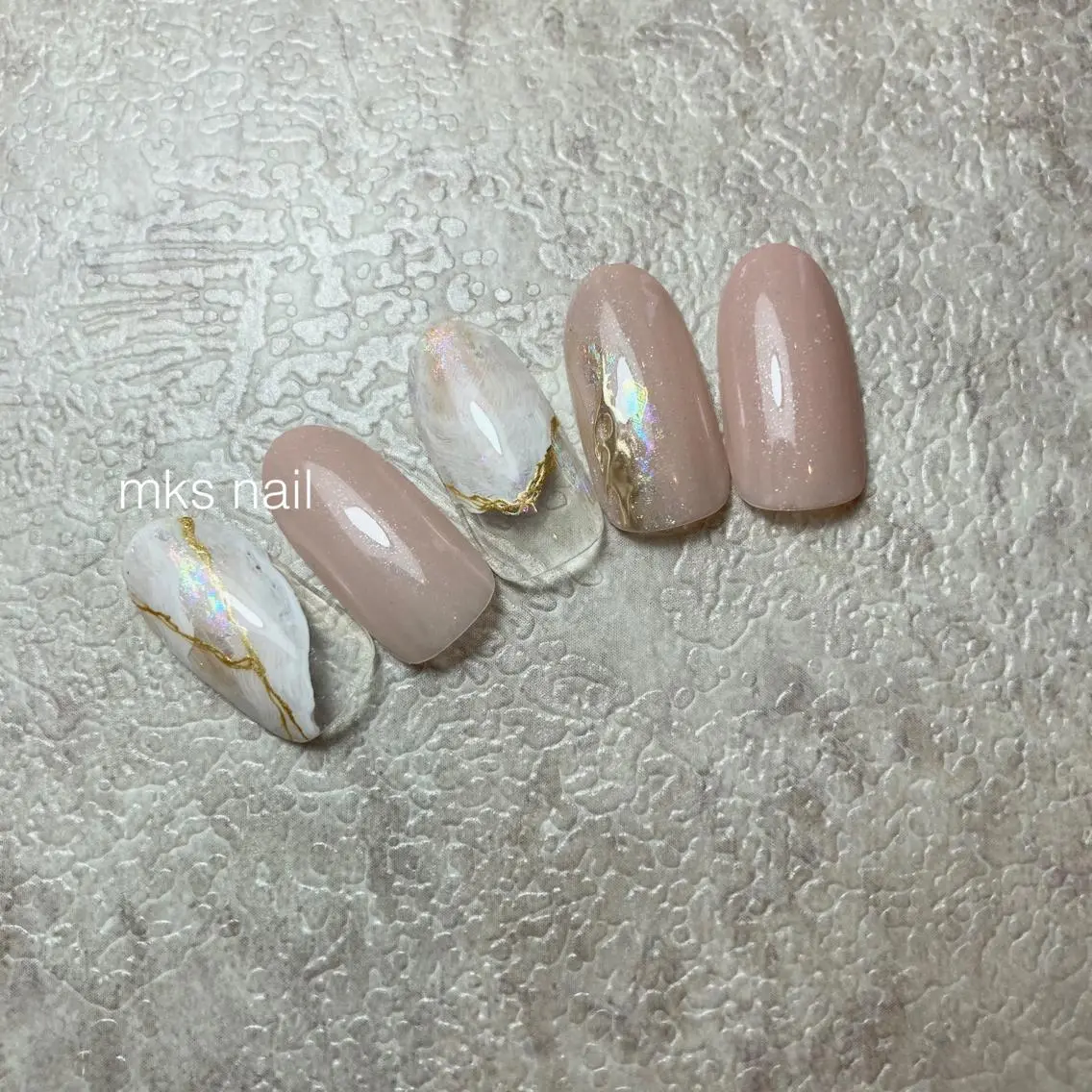 ネイル ハンドネイル mks＊nail //  枚方長尾のネイルデザイン