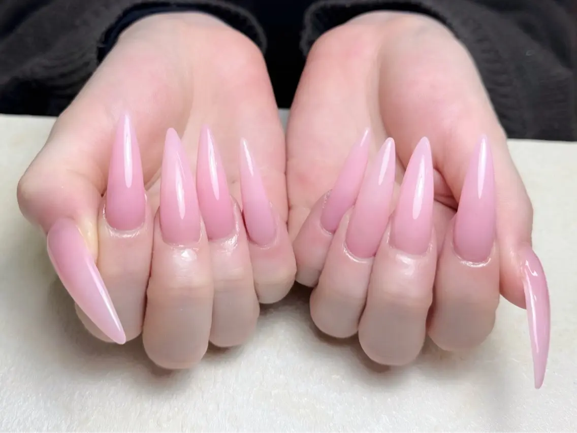 ネイル 長さ出し フットネイル フレンチネイル ジェルネイル ガラスフレンチ ハンドネイル 中野駅から2分 MEO NAILのネイルデザイン