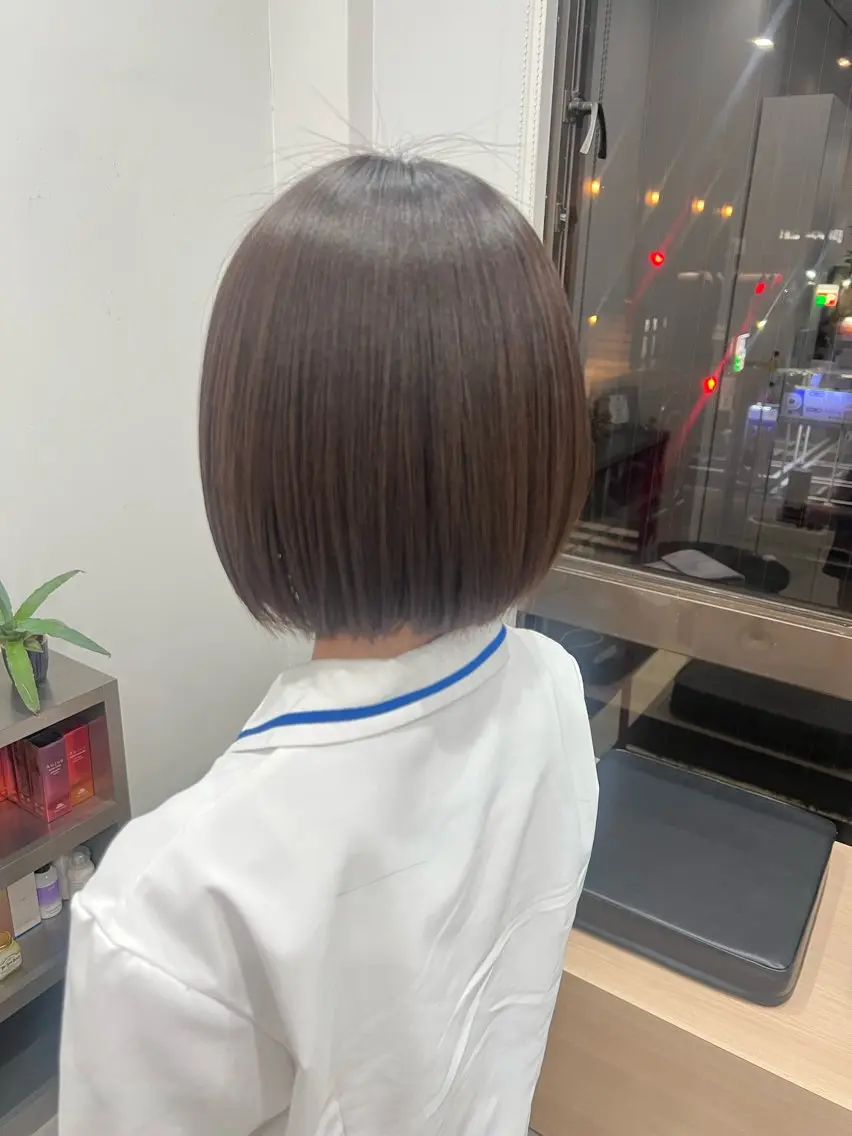 ショート カット 縮毛矯正 Teru Babaのヘアスタイル