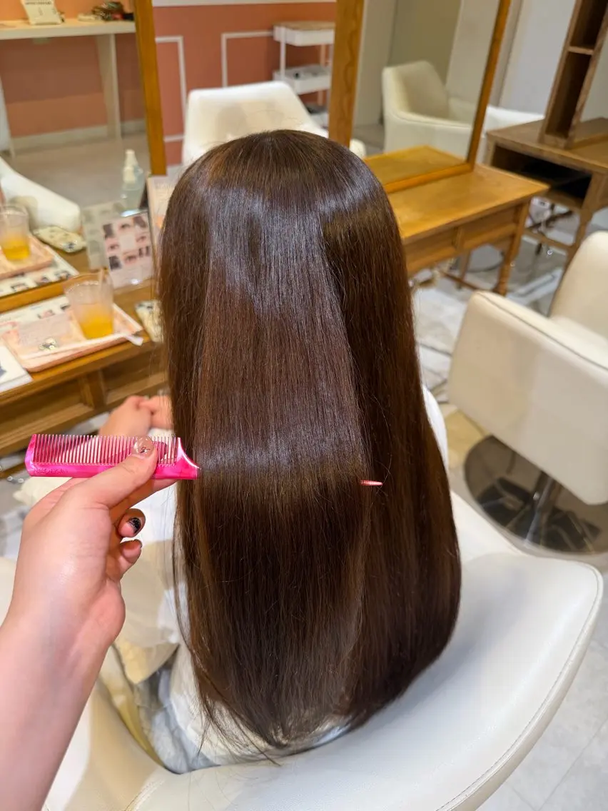 ロング ヘアカラー 若杉 美鈴のヘアスタイル