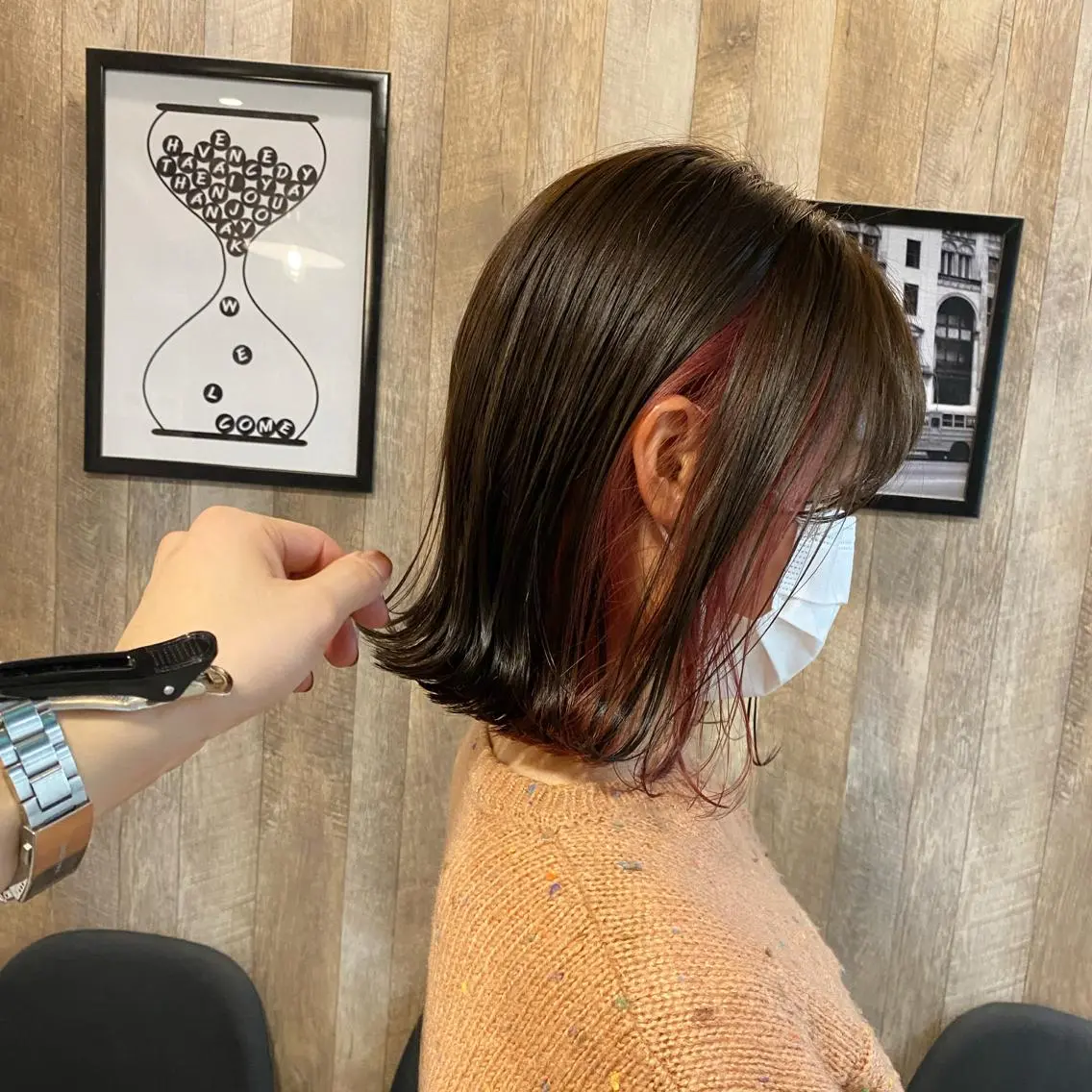 ショート ヘアカラー トリートメント Libelle hair salonのヘアスタイル