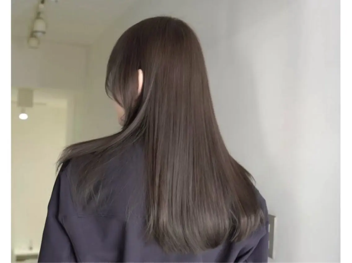 【最上級コース】酸性ストレート+カット+カラー+高濃度ケラチン10stepトリートメントの写真