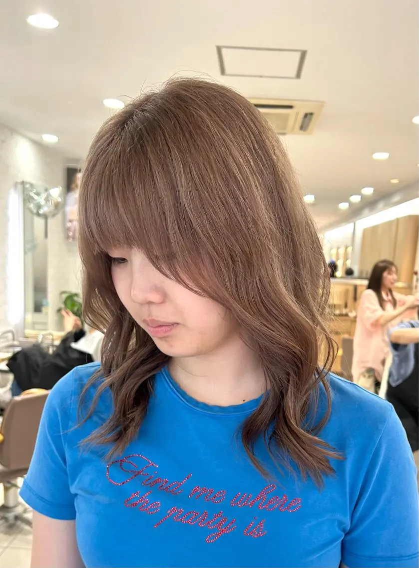ミディアム 🫧透明感カラー/ 黒木彩未🫧のヘアスタイル