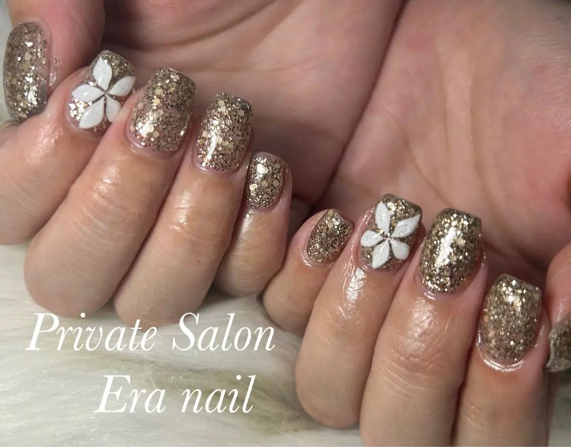 ネイル フラワーネイル ハンドネイル Era nailのネイルデザイン