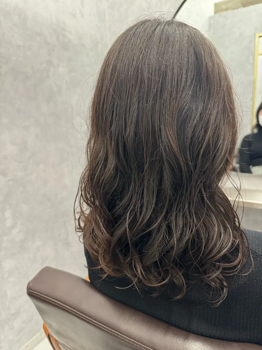 【理想の巻き髪】デジタルパーマ+カット+艶髪トリートメントの写真