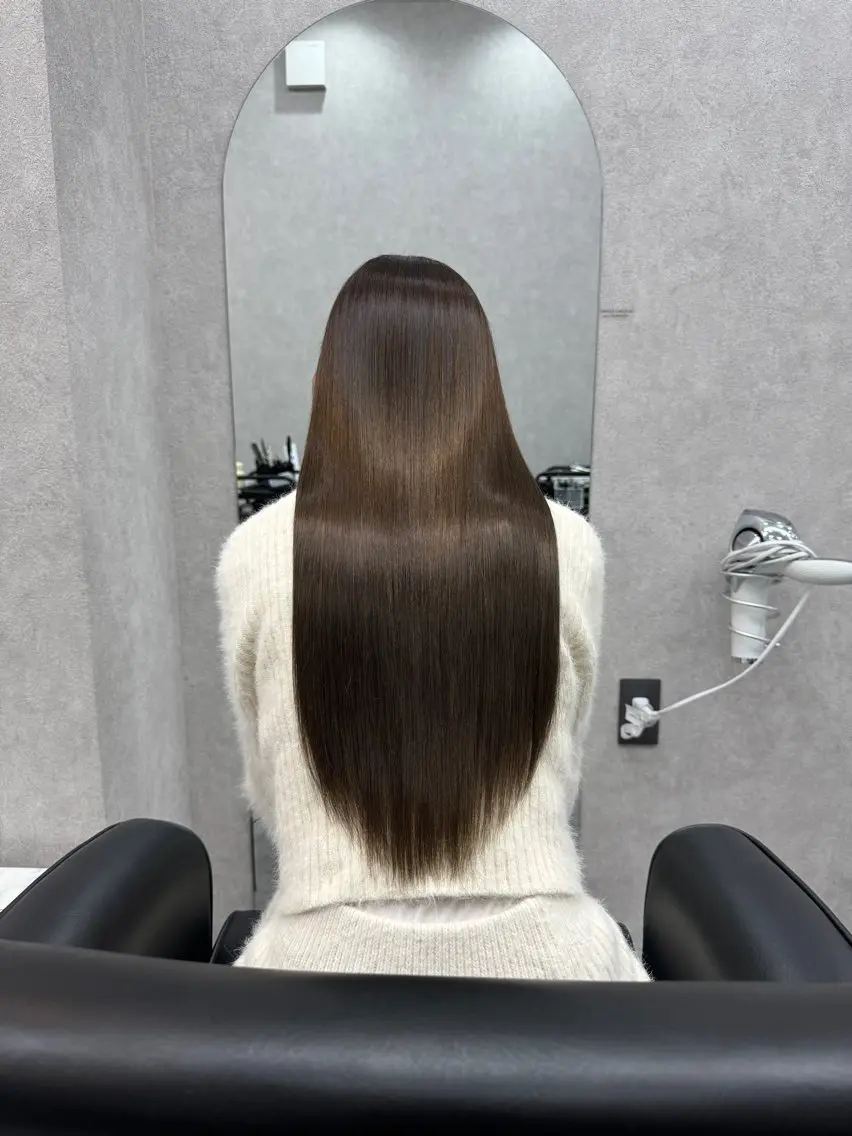 ロング カラー 透明感カラー 髪質改善 杉山永 浦安×髪質改善のヘアスタイル