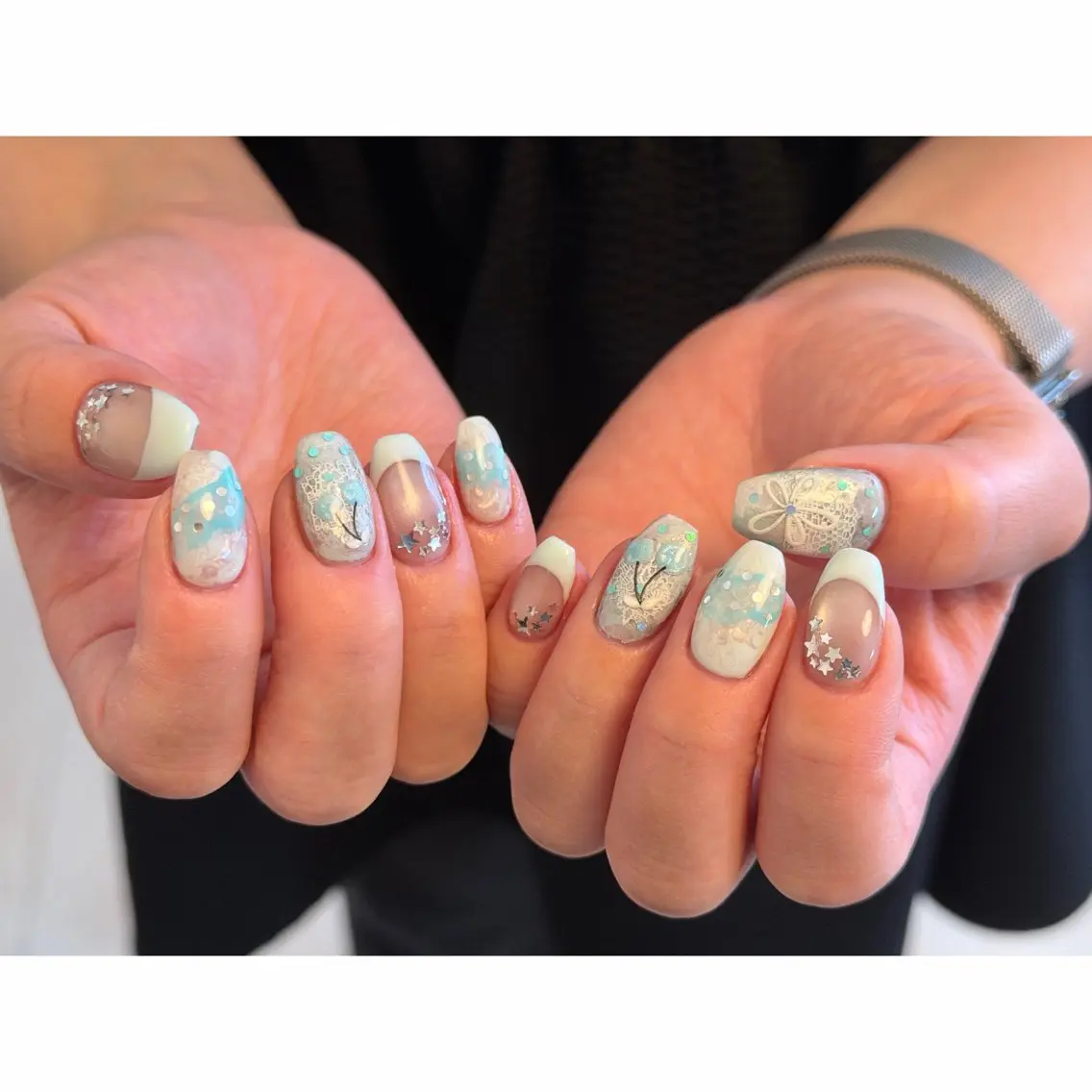 ネイル ハンドネイル ⏦Little 𐙚 Nail⏦のネイルデザイン