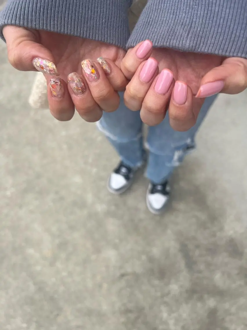 トレンドお任せ有🌷★asymmetryNail ★オフなしの写真