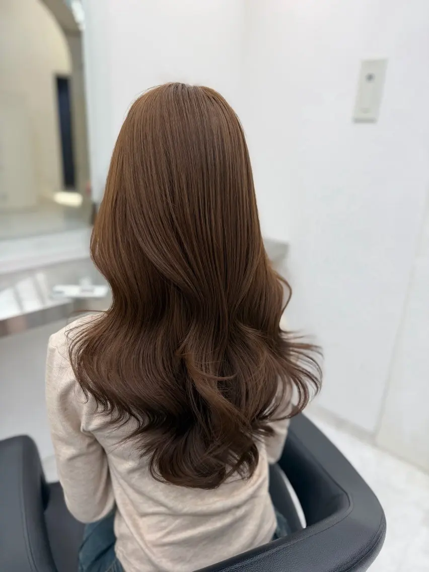 ロング カラー ヘアアレンジ カット ヘアカラー トリートメント 透明感カラー🎀艶髪 Anju/渋谷🎀のヘアスタイル