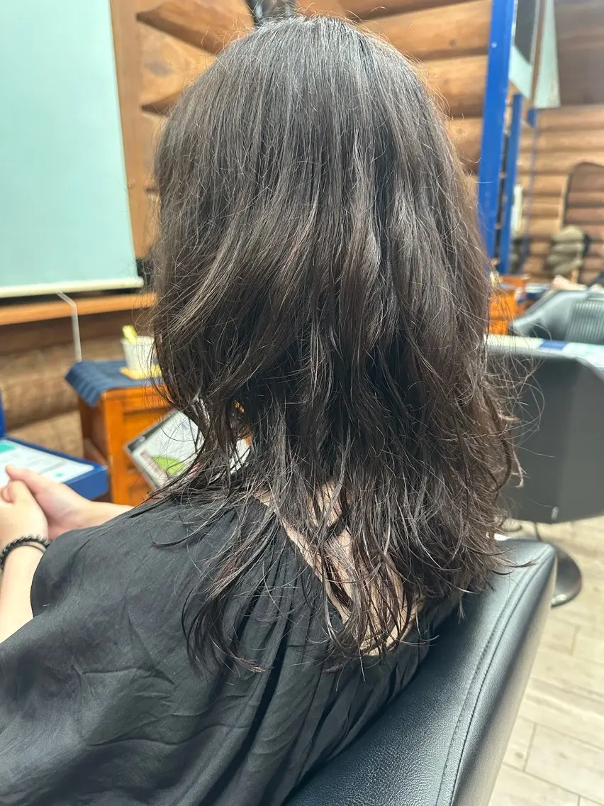 セミロング セミロングパーマ 🌻リンクスハート 🌼島岡 茉生🌻のヘアスタイル