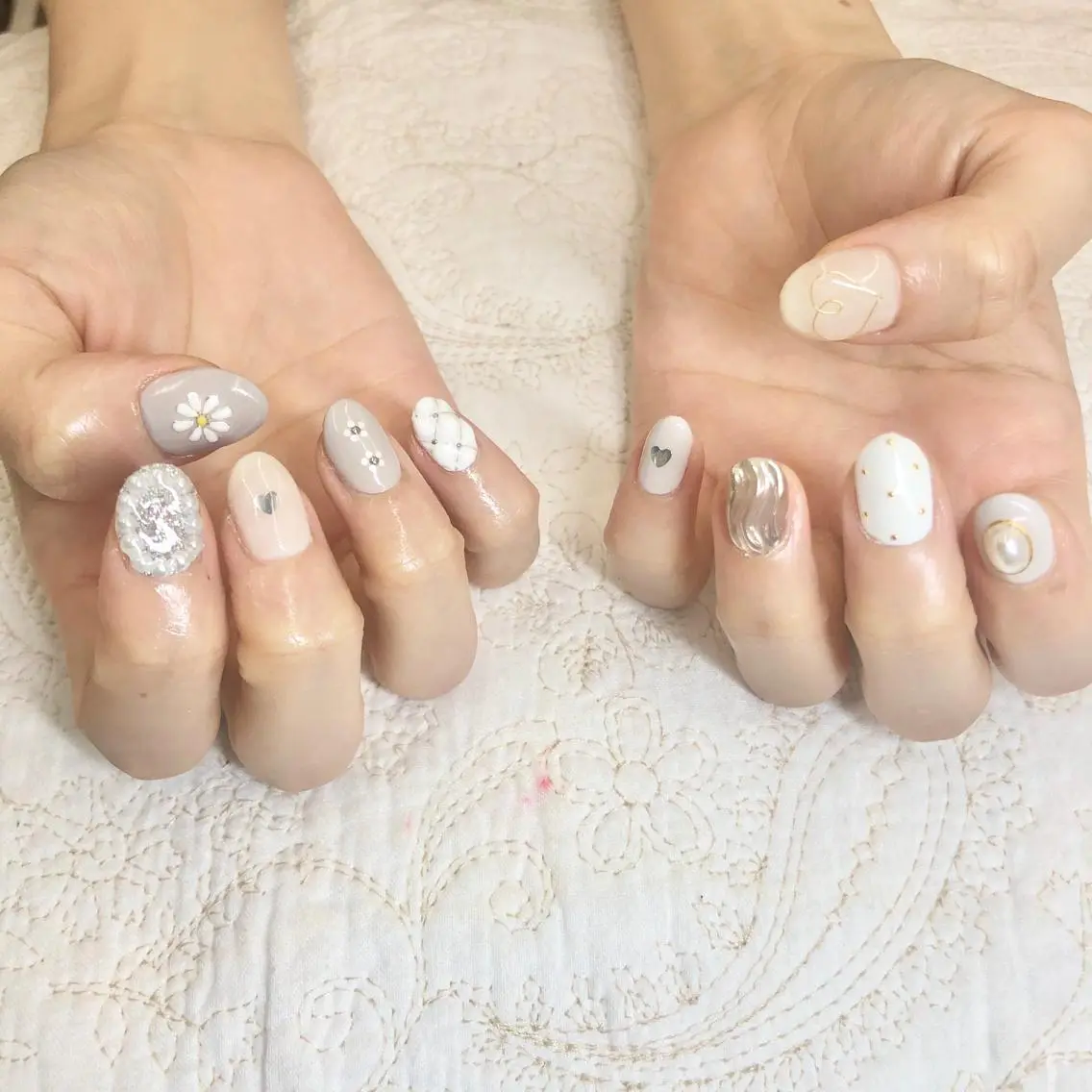 ネイル ガーリー 🎀AYAKO 🎀中韓ネイルのネイルデザイン