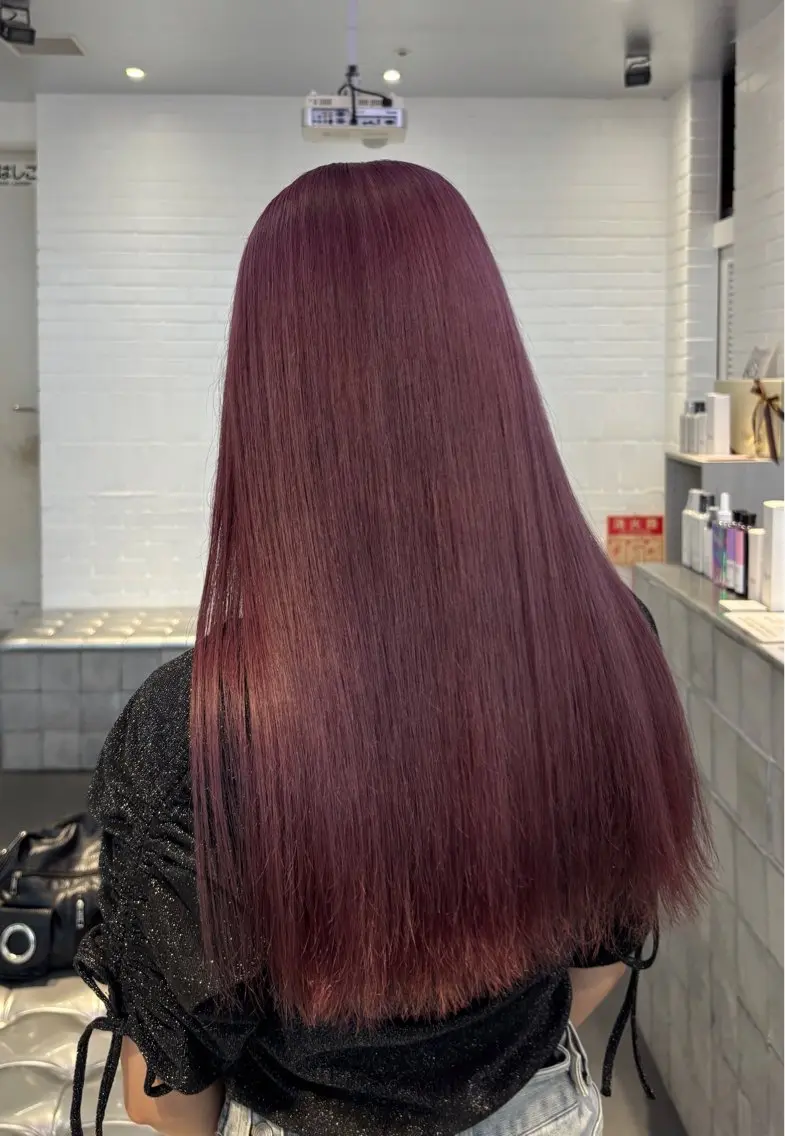 ロング カラー ヘアアレンジ ヘアカラー トリートメント 💟ケア×ハイトーン 💟／ミオのヘアスタイル