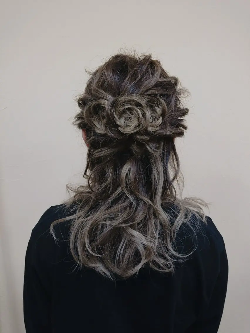 🤍大切な日に可愛く🤍ヘアセットの写真