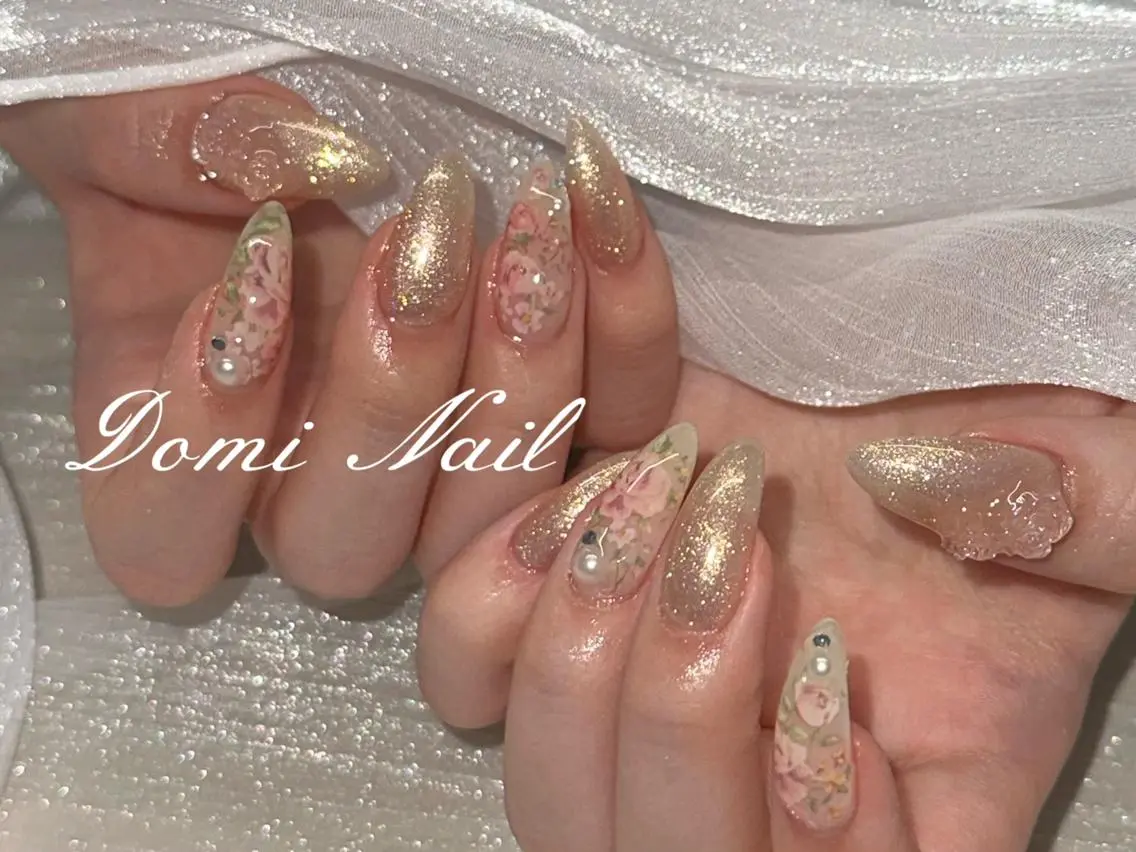 ネイル 持ち込み ネイルチップ ハンドネイル Domi Nail Salonのネイルデザイン