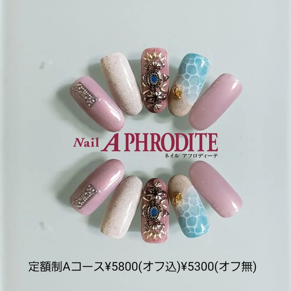 ネイル 持ち込み ニュアンスネイル ハンドネイル Nail Aphroditeのネイルデザイン