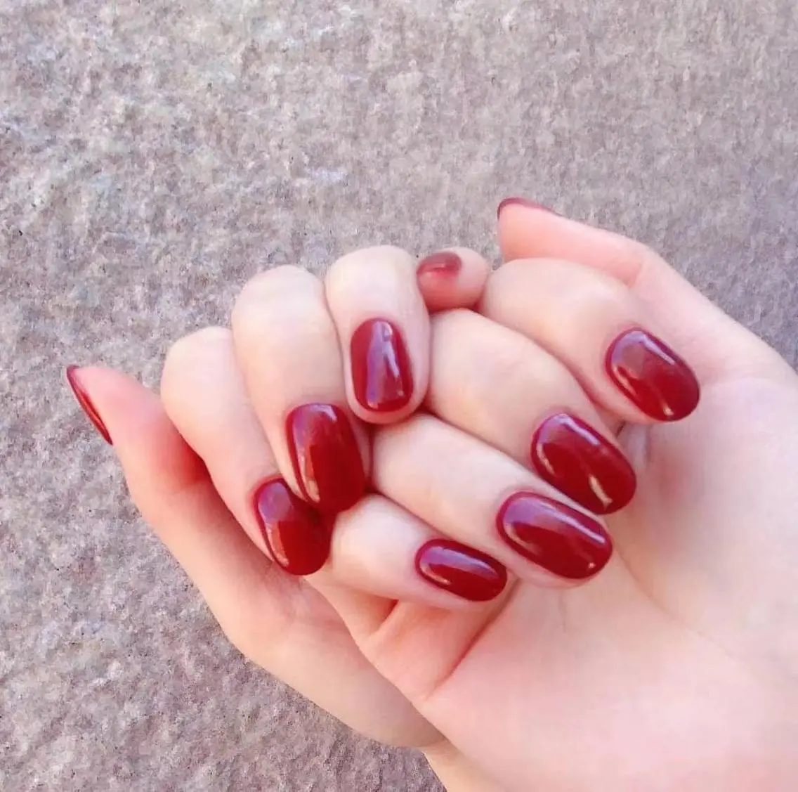 ネイル ハンドネイル I-nailロング /ワンホン/キラキラのネイルデザイン