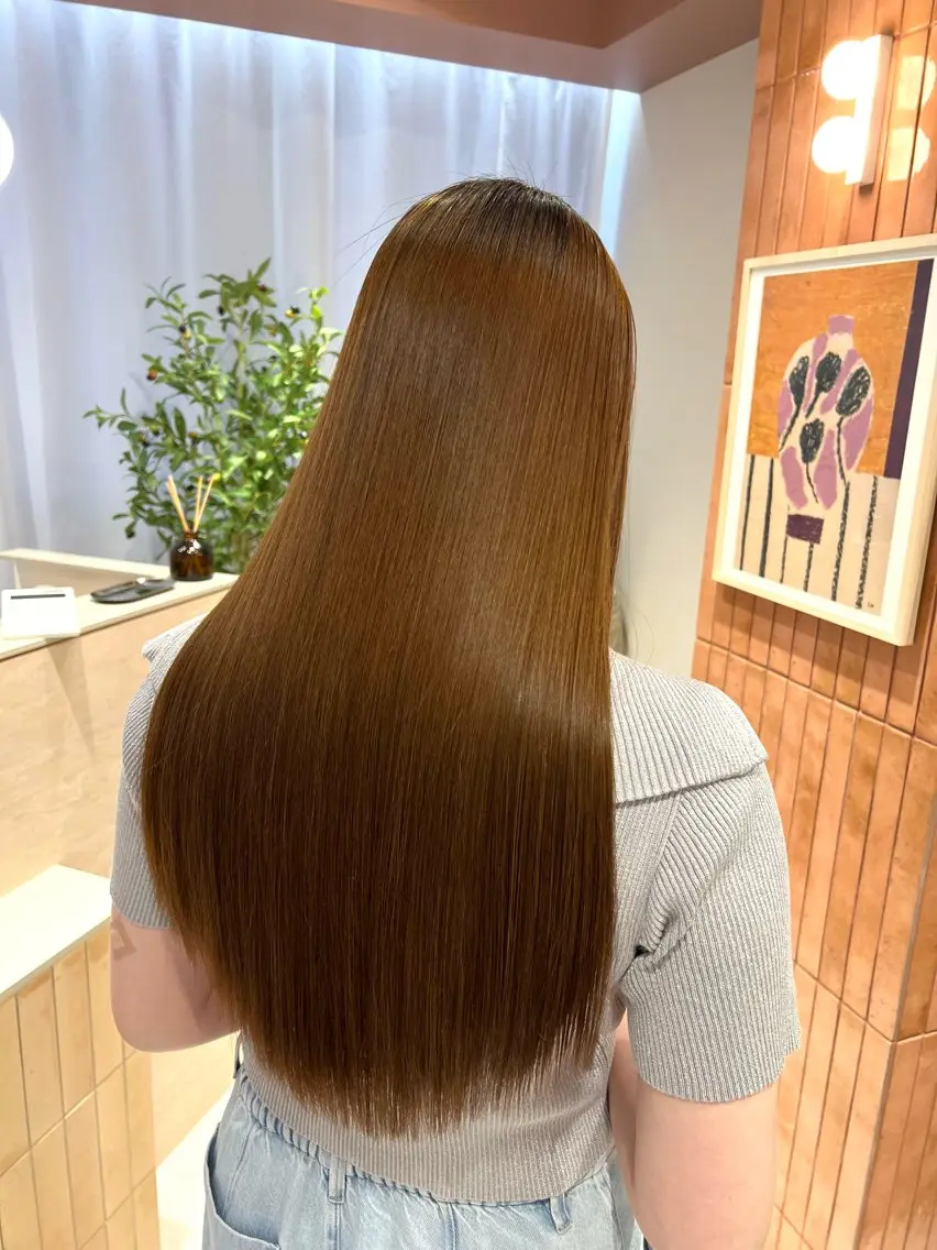 ✨髪質改善✨カット+縮毛矯正+1step超音波トリートメント¥25000→¥15900の写真