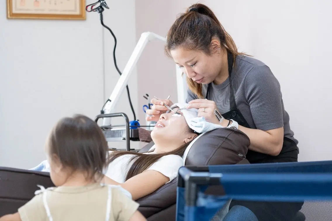 キッズ マツエク EYELASH lino　合志市のマツエク・マツパデザイン