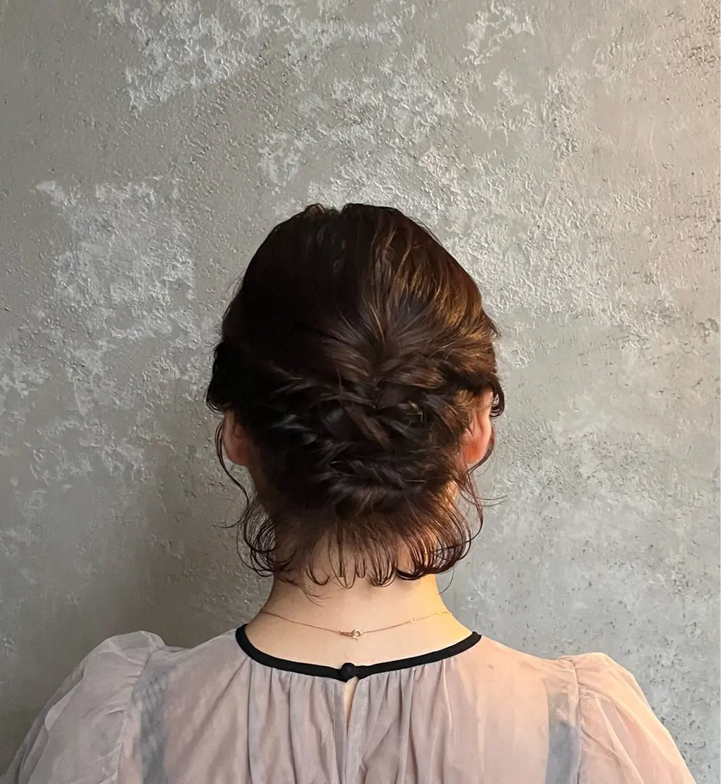 ミディアム ヘアアレンジ 代官山マツパ shihoのマツエク・マツパデザイン