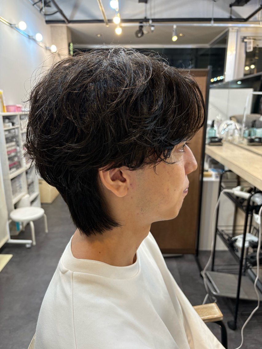 パーマ メンズ カット パーマ メッシュ/パーマ特化 小林ユウのヘアスタイル