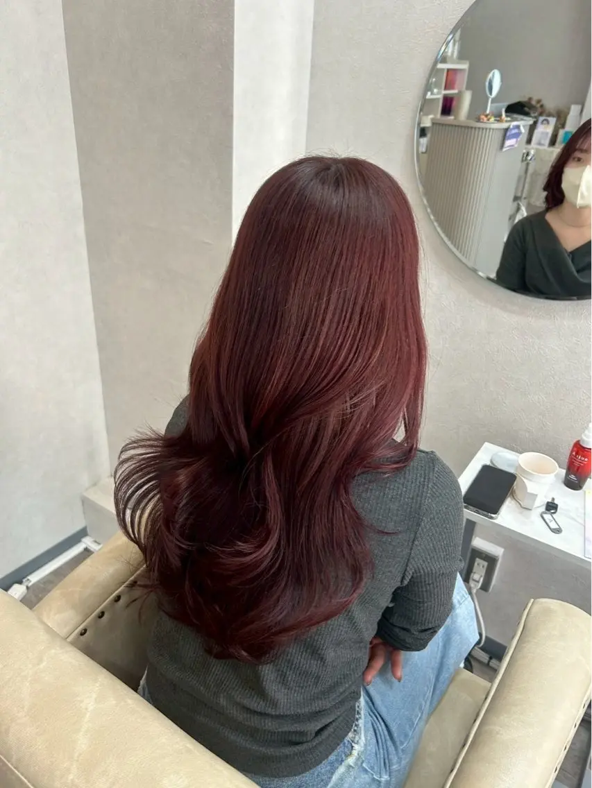 カラー ヘアカラー Misaki / 艶カラーのヘアスタイル