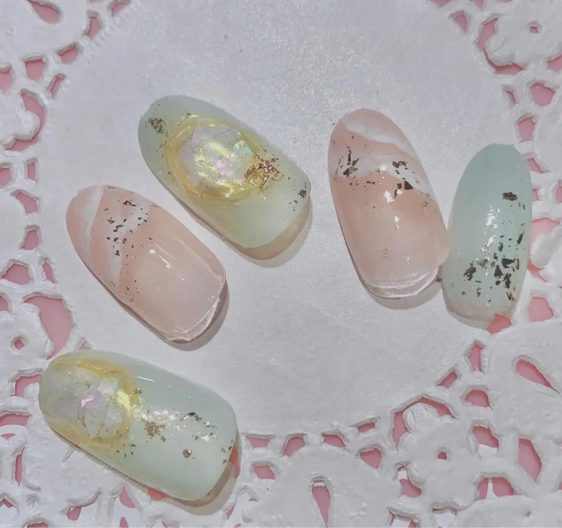 ネイル シンプルネイル VIST☆ ｍａｍｉのネイルデザイン