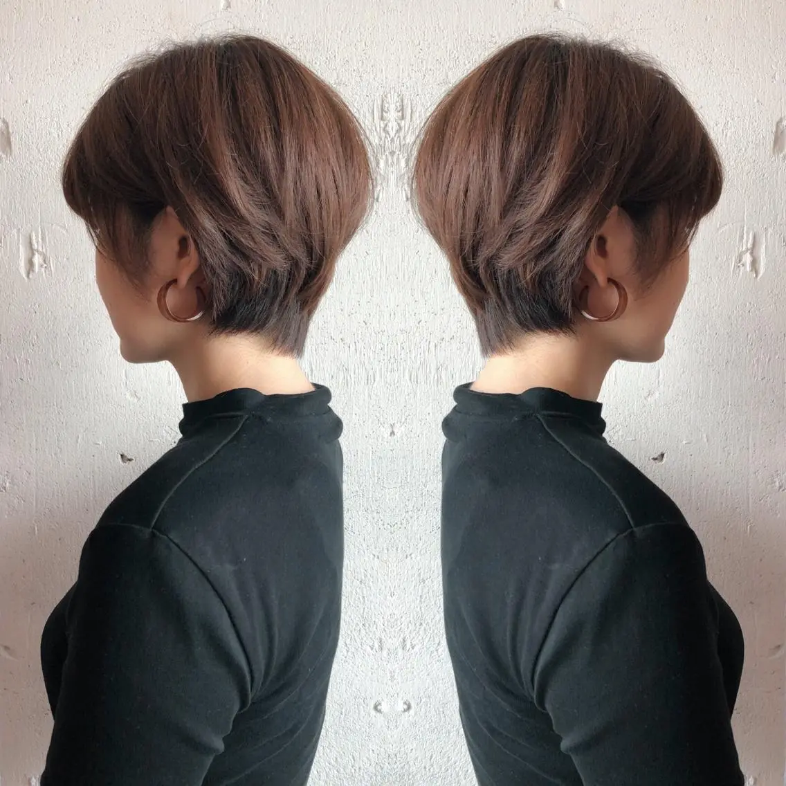 ショート ショートボブ ボブ ショートヘア カット ヘアカラー トリートメント あらき ちさとのヘアスタイル