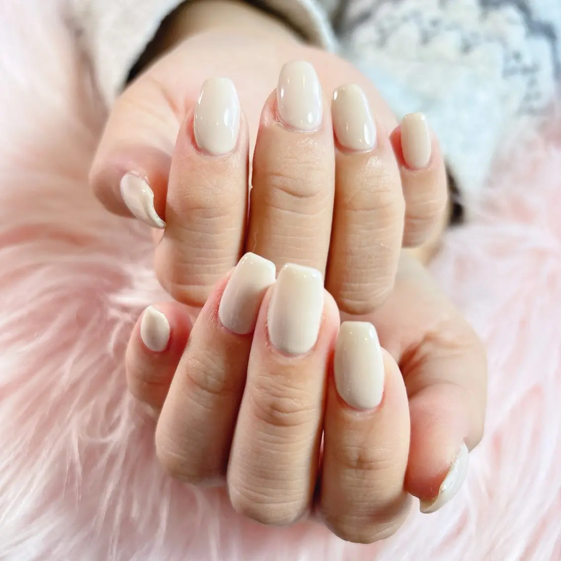 ネイル ワンカラーネイル ハンドネイル MignonReve 🎀Sayaのネイルデザイン
