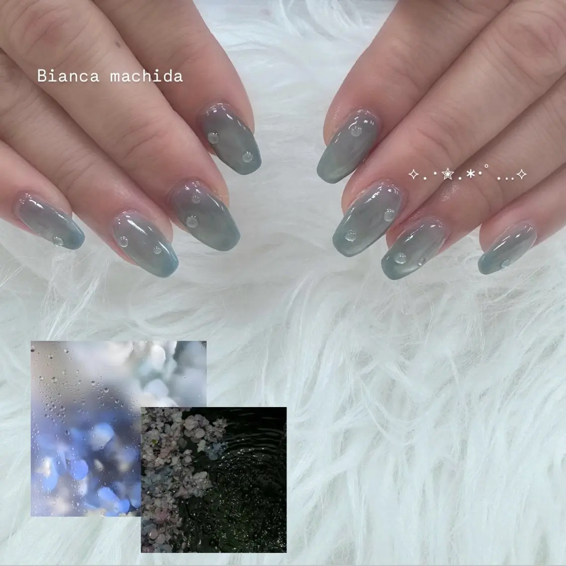 ネイル ハンドネイル BIANCA 🖤 NISHIMURAのネイルデザイン