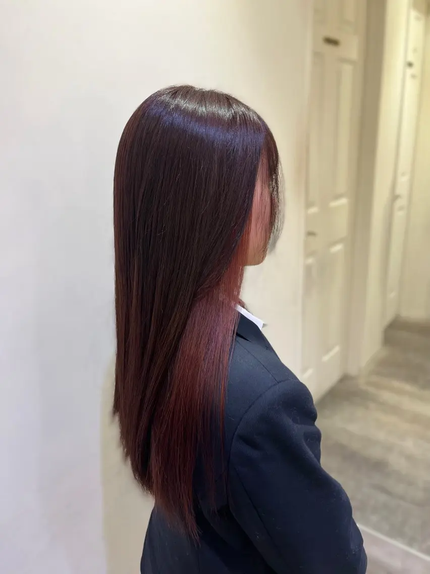 カラー ブリーチ ピンクカラー ヘアカラー エクステ🎀 暖色カラー🎀amiのヘアスタイル