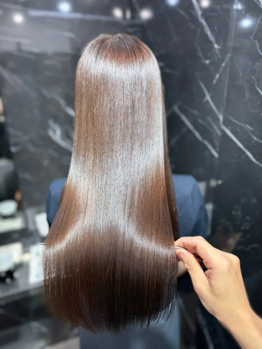 ロング JIN|朝楽になる 美髪矯正本格髪質改善のヘアスタイル