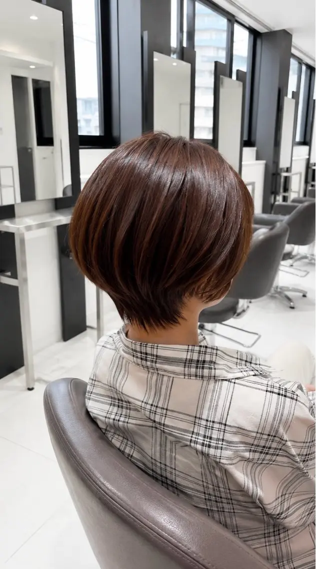 ショート カット ヘアカラー 菊地 秀斗のヘアスタイル