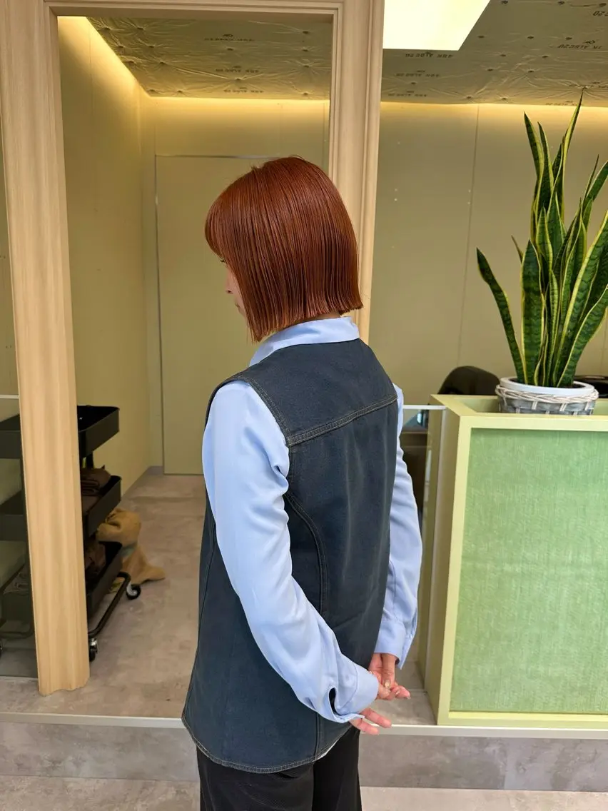 ショート ボブ人気No,1✨ TAME副店長のヘアスタイル
