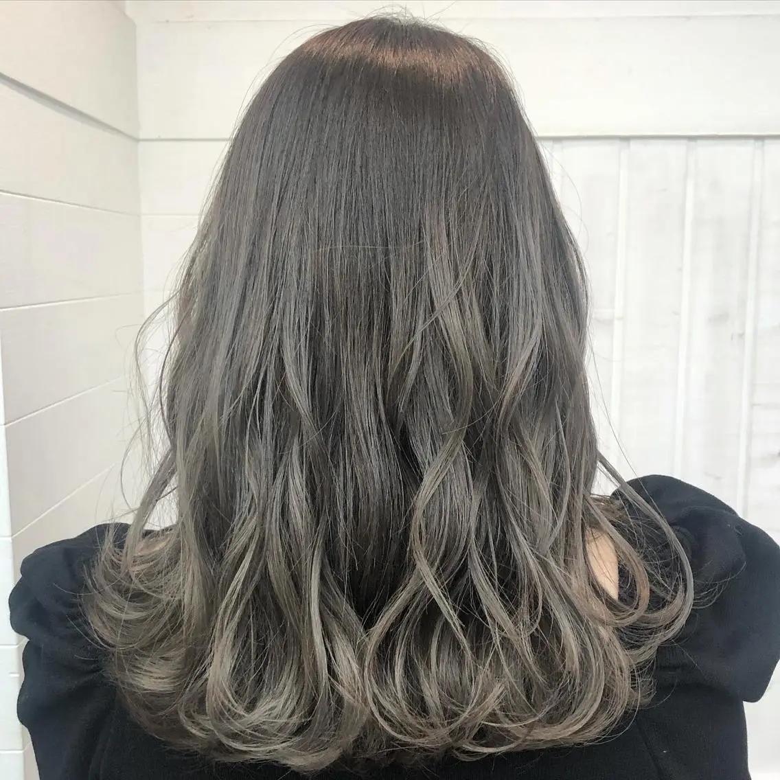セミロング カラー カット ヘアカラー トリートメント 前髪顔周り✂️店長 ❤️アマミヤ❤️のヘアスタイル