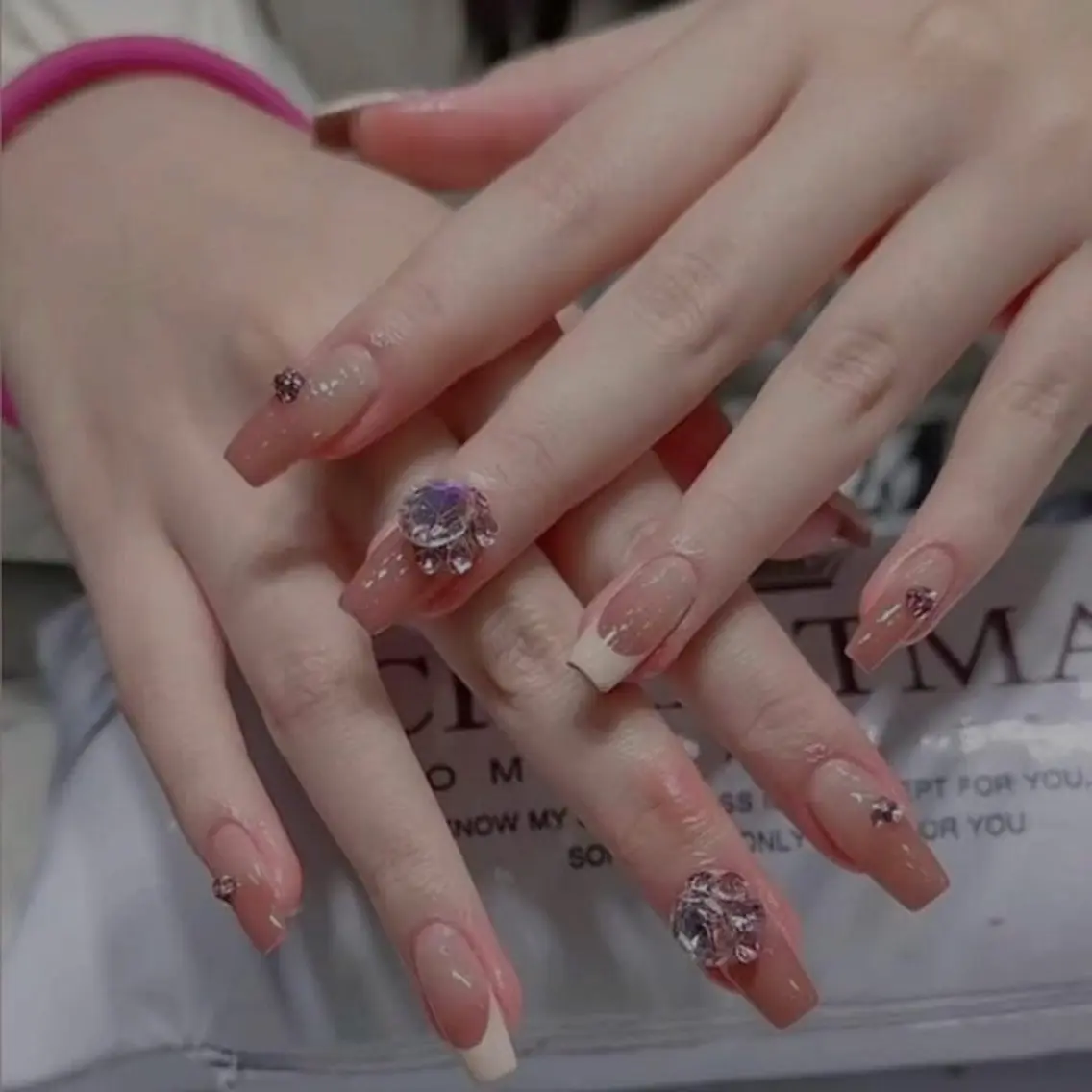 ネイル アートネイル ジェルネイル グラデーション マグネットネイル ニュアンスネイル ハンドネイル Ryu nail studioのネイルデザイン